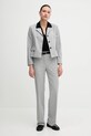 Sisley pantaloni 490TLF06L gri SS25