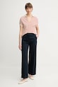 Sisley spodnie 4BYWLE03G granatowy SS25