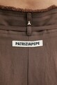Patrizia Pepe pantaloni din amestec de in maro 2P1659.A052