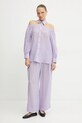 Штани Patrizia Pepe 2P1668.A600 фіолетовий SS25