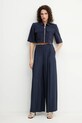 Patrizia Pepe pantaloni 2P1673.A057 bleumarin SS25