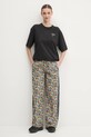 adidas Originals spodnie bawełniane Liberty JC7787 granatowy SS25