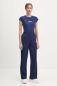 adidas Originals pantaloni PINSTRIPE PANTS JJ3482 bleumarin SS25