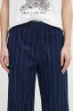 adidas Originals pantaloni PINSTRIPE PANTS bleumarin JJ3482