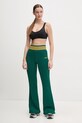 adidas Originals pantaloni della tuta FLARED PANTS JC7689 verde SS25