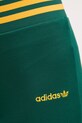 adidas Originals pantaloni della tuta FLARED PANTS verde JC7689