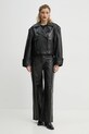 Кожаные брюки Stand Studio Mylah 66393.7830 чёрный SS25
