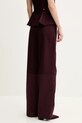 Stine Goya pantaloni burgundia SG.SS25.P077.2330