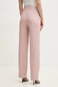 Одежда Брюки с примесью льна Moschino Jeans 0307.3226 бежевый