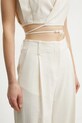 Simona Corsellini pantaloni beige P25CPPA019