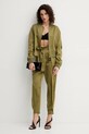 Simona Corsellini pantaloni P25CPPA020 verde SS25