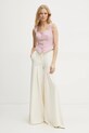 Штани Simona Corsellini P25CPPA007 бежевий SS25