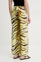 Îmbrăcăminte Nanushka pantaloni de matase BRENDA NW25RSPA20558 galben