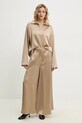 Nanushka pantaloni ZANIAH NW25RSPA02872 bej SS25
