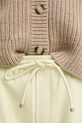 Nanushka pantaloni CALIE galben NW25RSPA06513