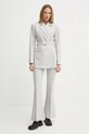 Gestuz pantaloni din lana 10909753 gri SS25