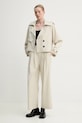 Gestuz pantaloni in misto lana 10910011 beige SS25