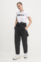 Dkny pantaloni DP5P3500 negru SS25