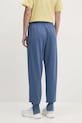 adidas by Stella McCartney pantaloni de trening din bumbac JJ2572 albastru SS25
