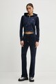 Juicy Couture pantaloni de trening JCAPW045 bleumarin SS25
