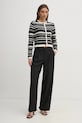 OUI pantaloni 90589 nero SS25