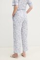 Îmbrăcăminte Pepe Jeans pantaloni din in DUANA PL211818 alb
