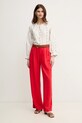 Pepe Jeans spodnie GOA PL211834 czerwony SS25