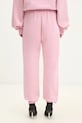 Ρούχα Βαμβακερό παντελόνι Rotate 1134301986 ροζ