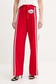 Pinko pantaloni tuta applique rosso 105272.A2MD