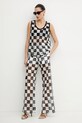 Pinko spodnie 105304.A2MF czarny SS25