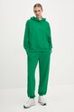 adidas spodnie dresowe bawełniane ALL SZN JD4724 zielony SS25