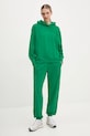 Хлопковые спортивные штаны adidas ALL SZN JD4724 зелёный SS25