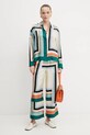 Weekend Max Mara pantaloni de matase 2515131051600 multicolor SS25