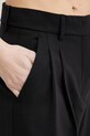 Weekend Max Mara spodnie z domieszką kaszmiru czarny 2515131131600