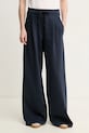 Weekend Max Mara pantaloni bleumarin 2515781011600