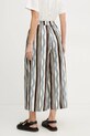 Îmbrăcăminte Weekend Max Mara pantaloni de bumbac 2515131102600 bej