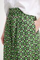 Weekend Max Mara pantaloni de bumbac verde 2515131102600