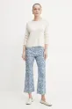 Штани Weekend Max Mara 2515131122600 фіолетовий SS25