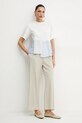 MM pantaloni 2516781038600 bej SS25