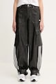 adidas Originals pantaloni FAUX LTHR negru JX9226