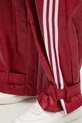 Kalhoty adidas Originals FAUX LTHR JX9227 červená