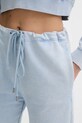 Moschino Jeans spodnie dresowe bawełniane niebieski 0305.3730