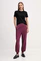 Bavlnené tepláky United Colors of Benetton 3UNIDF01A fialová AW25
