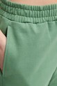 United Colors of Benetton spodnie dresowe bawełniane zielony 3UNIDF01A