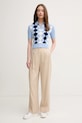United Colors of Benetton pantaloni 4Y09DF08X bej SS25