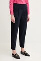 United Colors of Benetton spodnie z elastanem granatowy 40FADF092