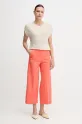 United Colors of Benetton spodnie 42A8DF08R pomarańczowy SS25
