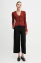 United Colors of Benetton spodnie 42A8DF08R czarny SS25