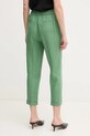 Odjeća Lanene hlače United Colors of Benetton 4AGH558X5 zelena