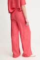 Îmbrăcăminte United Colors of Benetton pantaloni din in 4AGHDF08K rosu